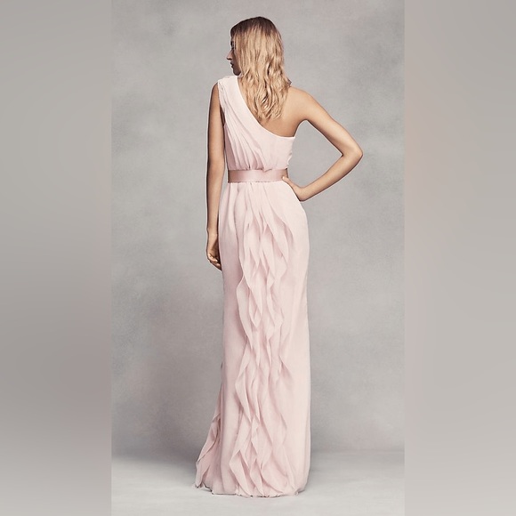 Vera Wang Navy Bridesmaid Dress - Picture 2 of 3